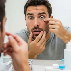 Discomfort from contact Lenses